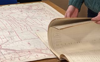 Viewing maps in the archives