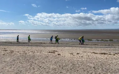 Litter pick Morecambe Bay