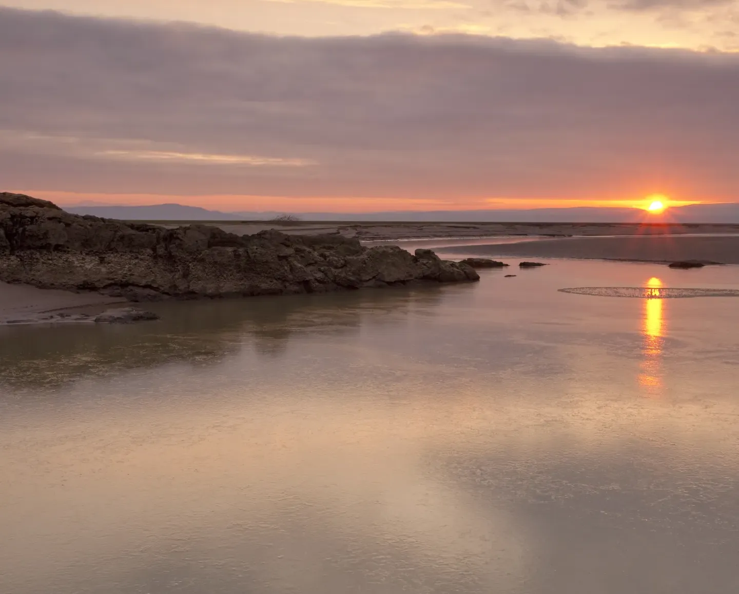 Sunset over the Bay