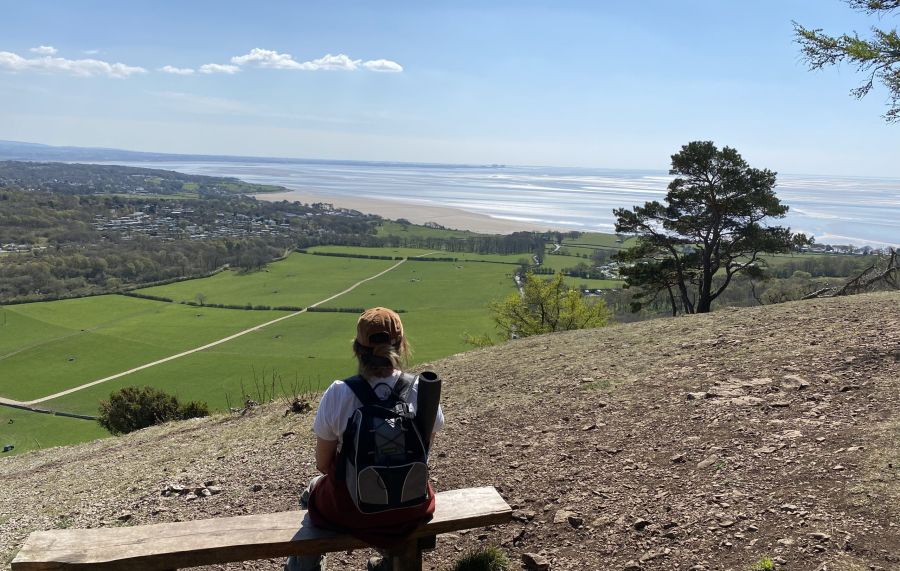 A5 Walker On Bench Arnside Knott By Joapril21 Scaled