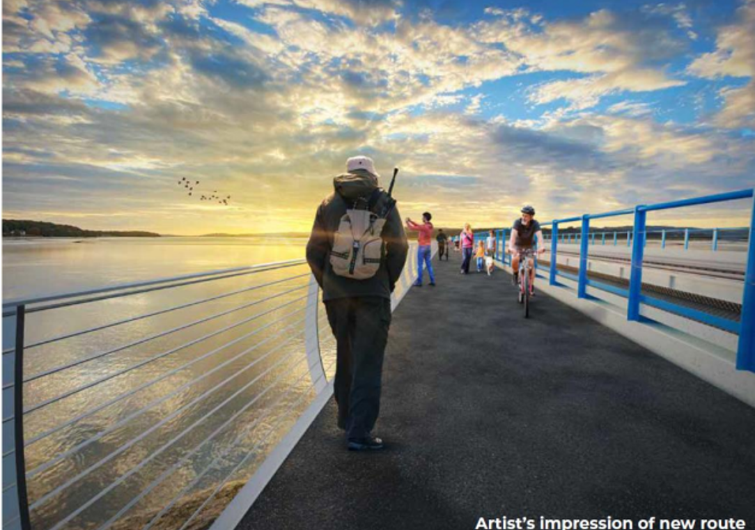 Artists Impression Of New Route