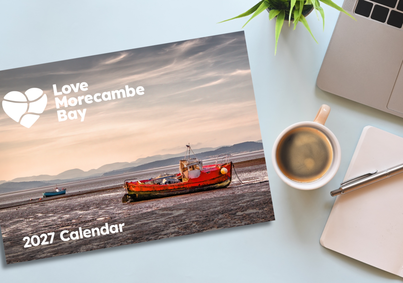 2027 Fundraising Calendar Flat Lay Promo
